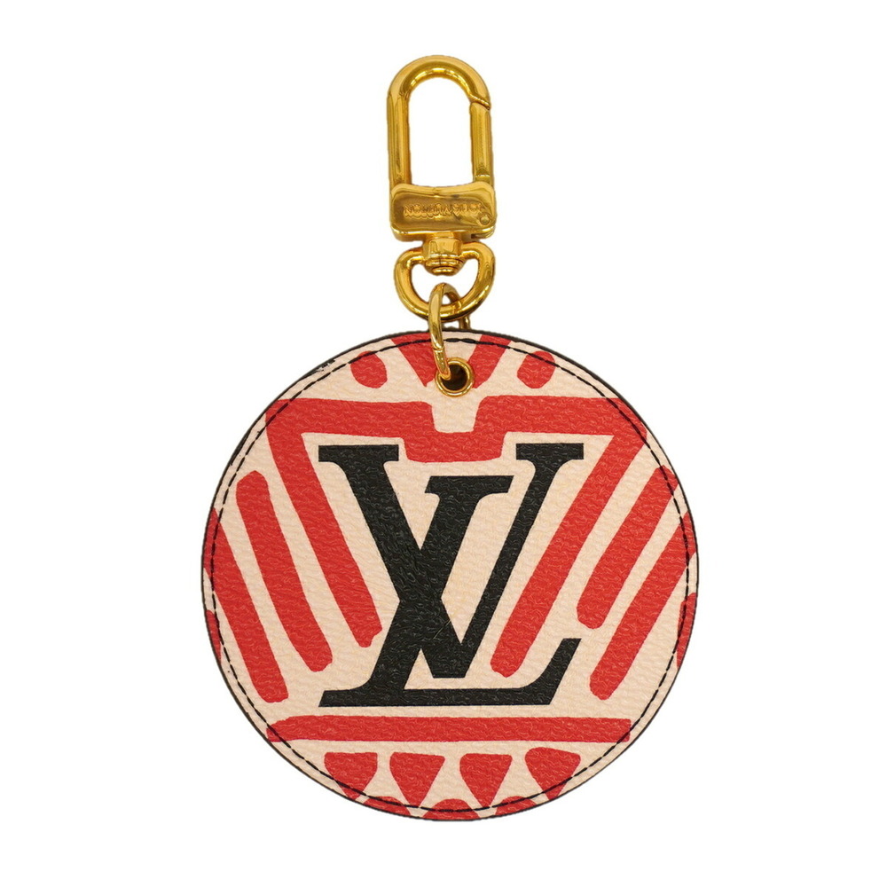 Louis Vuitton Keychain Charm LV Crafty Portefeuille Lustré M69722 Crème Rouge...